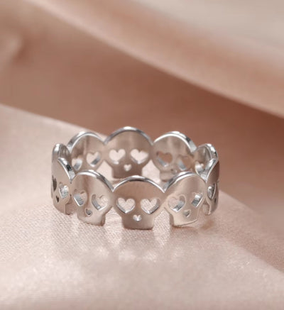 Stainless Steel Waterproof Gothic Skull Head Ring. - YeYesJewelryDesign