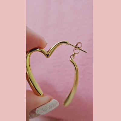 Gold Plated Hypoallergenic Hoop Earrings | Stylish & Comfortable